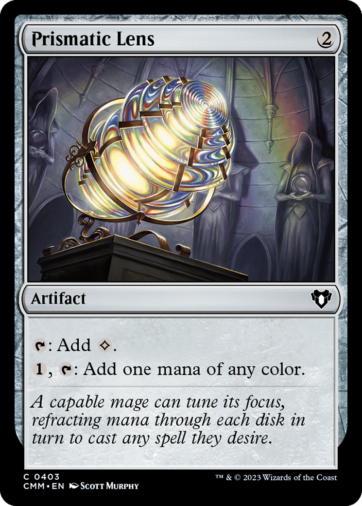 Prismatic Lens (CMM-403) [Commander Masters] Foil