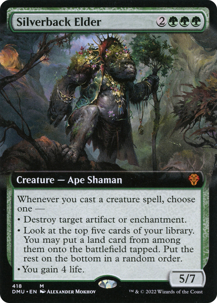 Silverback Elder (DMU-418) [Dominaria United]: (Extended Art) Foil