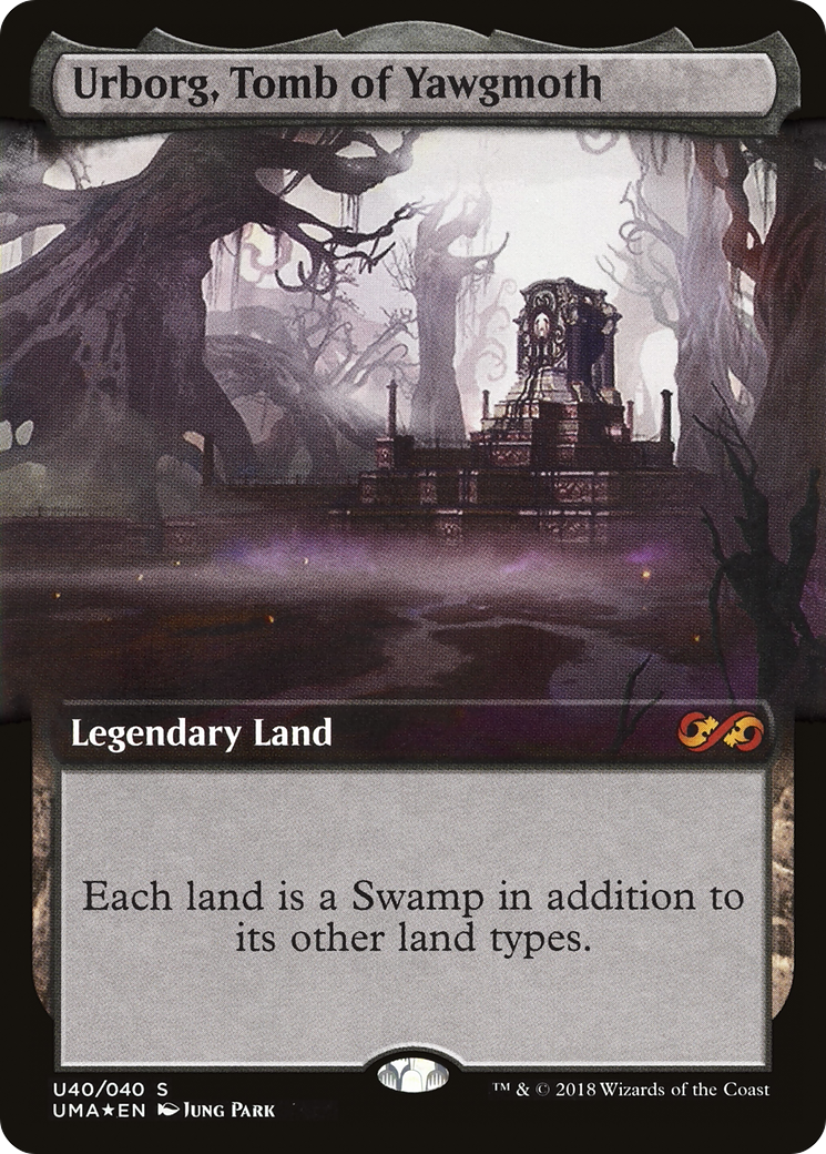 Urborg, Tomb of Yawgmoth (UMA:BT-U40) (Extended Art) [Ultimate Box Topper] Foil
