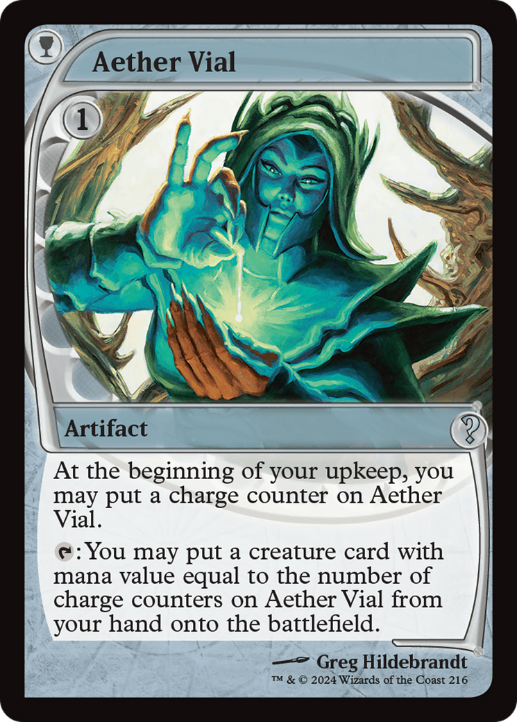 Aether Vial (MB2-216) [Mystery Booster 2] Foil