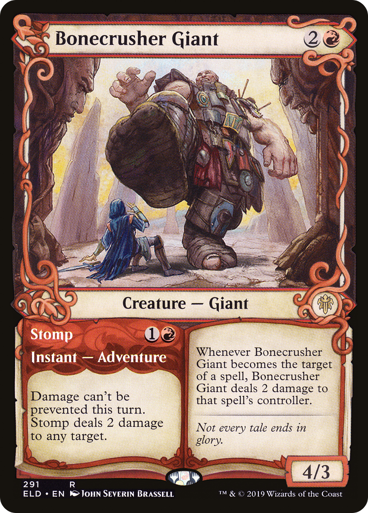 Bonecrusher Giant (Showcase) (ELD-291) [Throne of Eldraine]