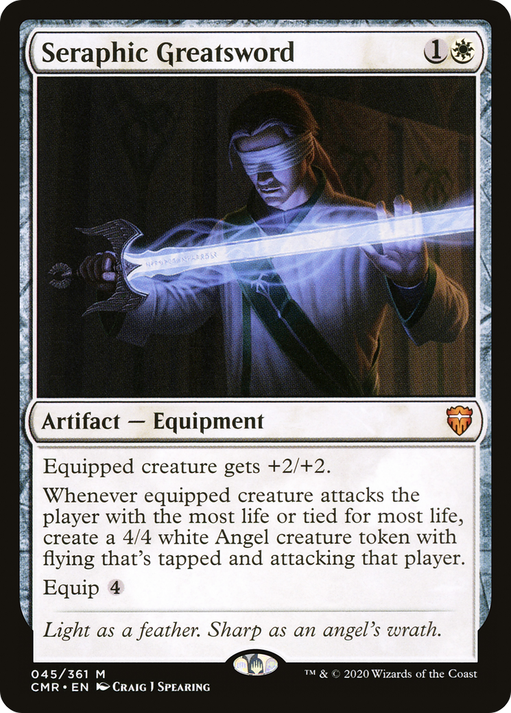 Seraphic Greatsword (CMR-045) [Commander Legends]