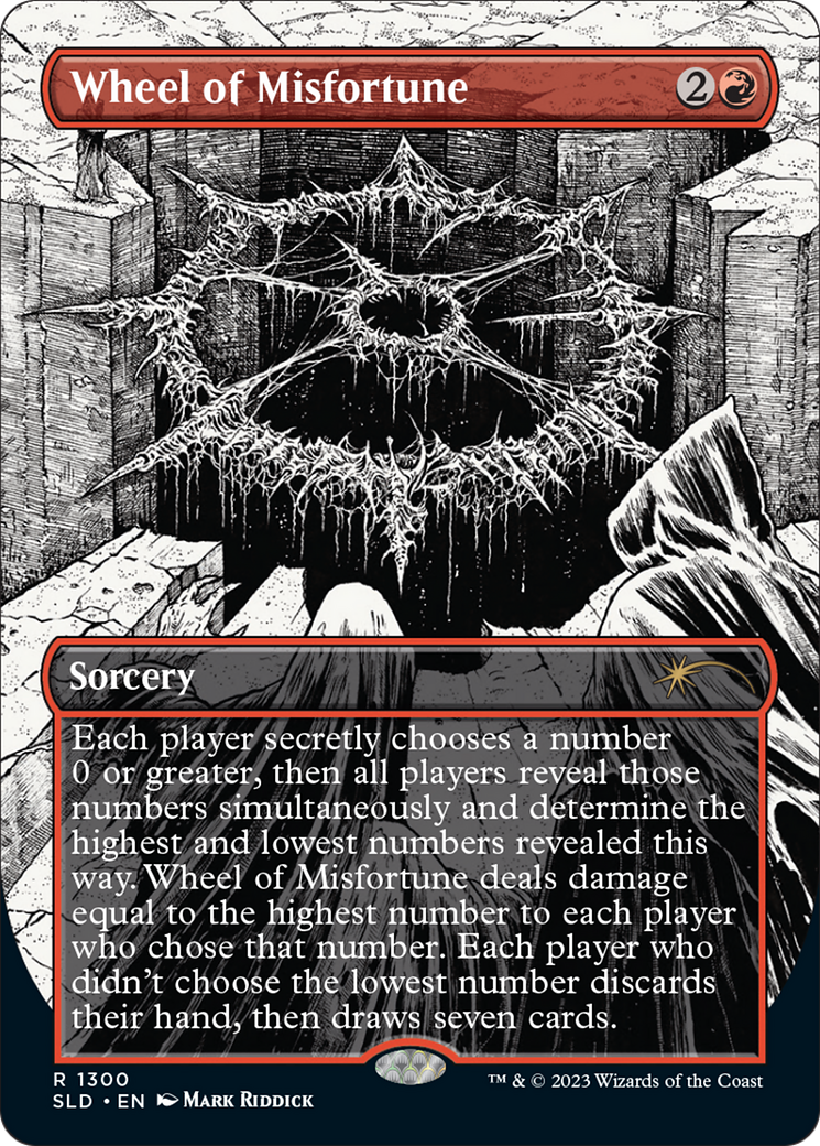 Wheel of Misfortune (SLD-1300) [Secret Lair Drop] (Borderless)