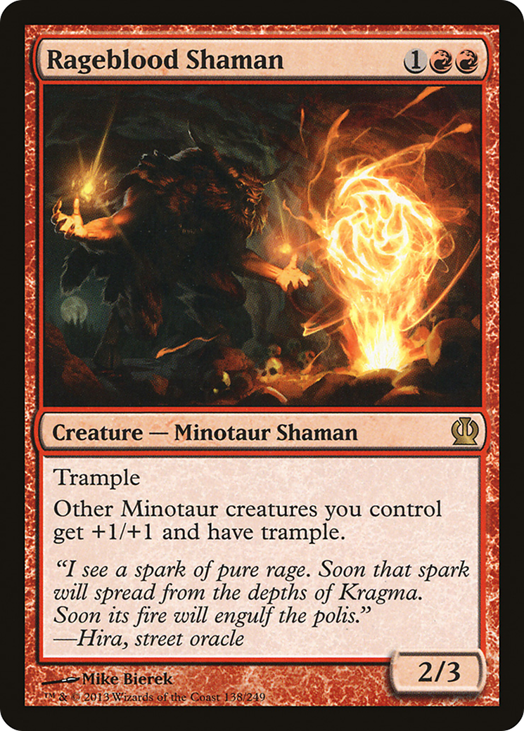 Rageblood Shaman (THS-138) [Theros]