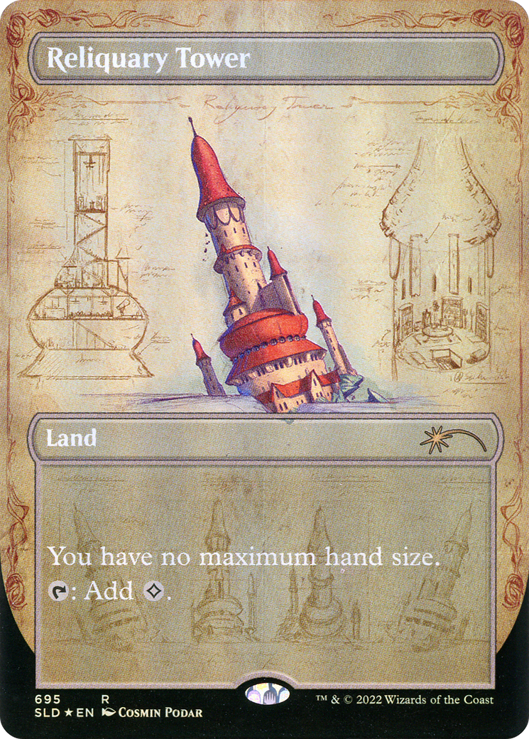 Reliquary Tower (SLD-695) (Borderless) [Secret Lair Drop] Foil
