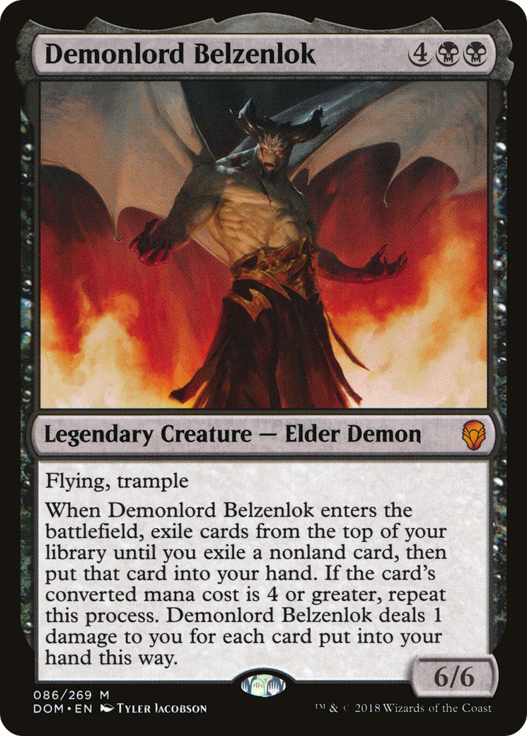 Demonlord Belzenlok (DOM-086) [Dominaria] Foil