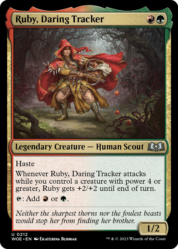 Ruby, Daring Tracker (WOE-212) [Wilds of Eldraine]