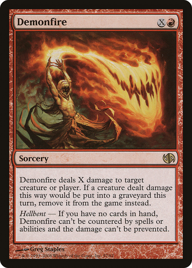 Demonfire (DD2-057) [Duel Decks: Jace vs. Chandra]
