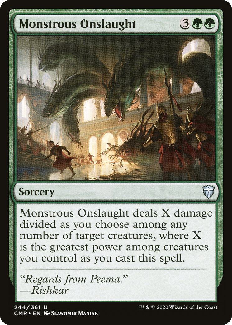 Monstrous Onslaught (CMR-244) [Commander Legends]