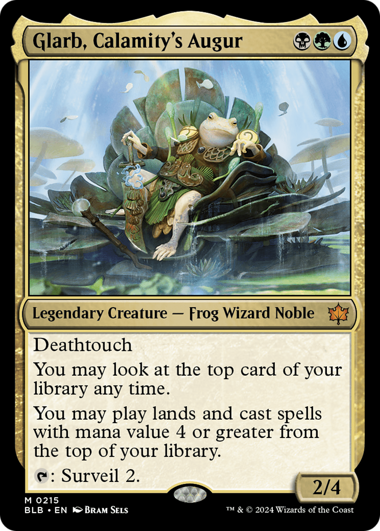 Glarb, Calamity's Augur (BLB-215) [Bloomburrow] Foil
