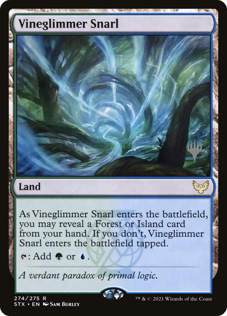 Vineglimmer Snarl (PPSTX-274P) [Strixhaven: School of Mages Promos]