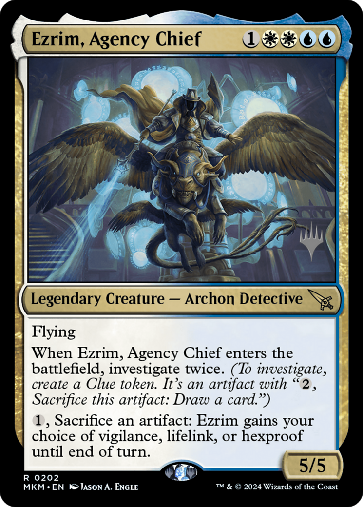 Ezrim, Agency Chief (PPMKM-202P) [Murders at Karlov Manor Promos]