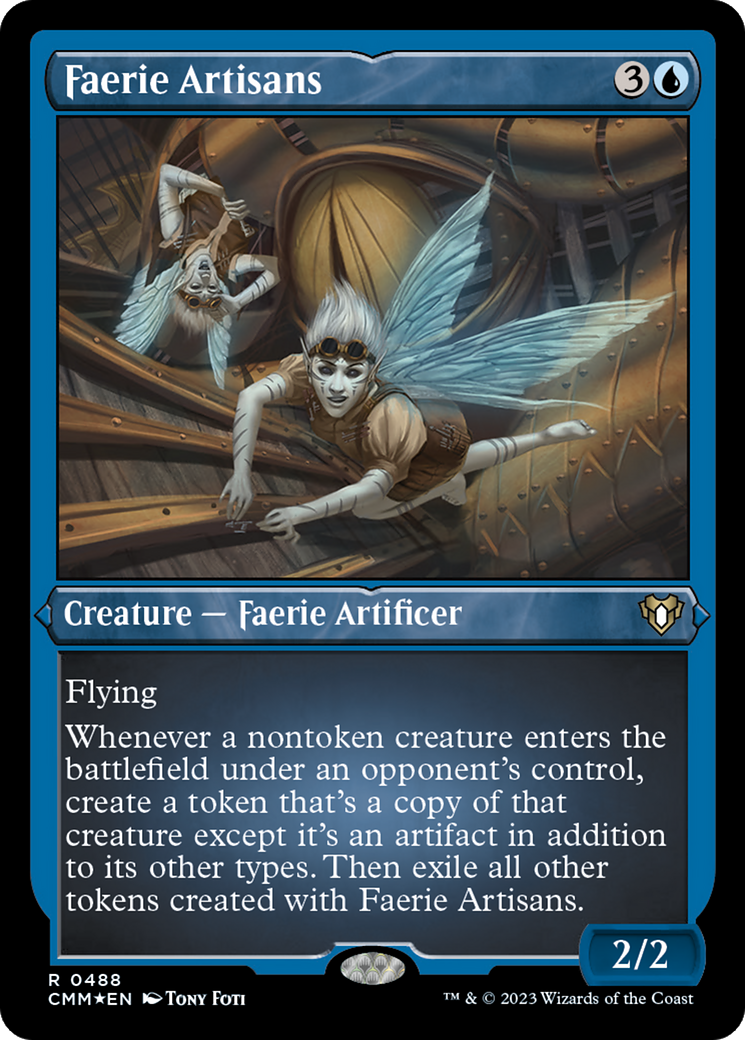 Faerie Artisans (CMM-488) [Commander Masters] Etched Foil