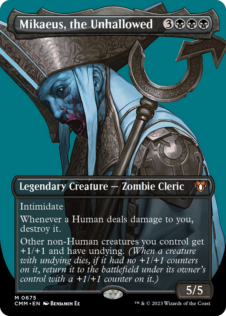 Mikaeus, the Unhallowed (CMM-675) [Commander Masters] (Borderless)