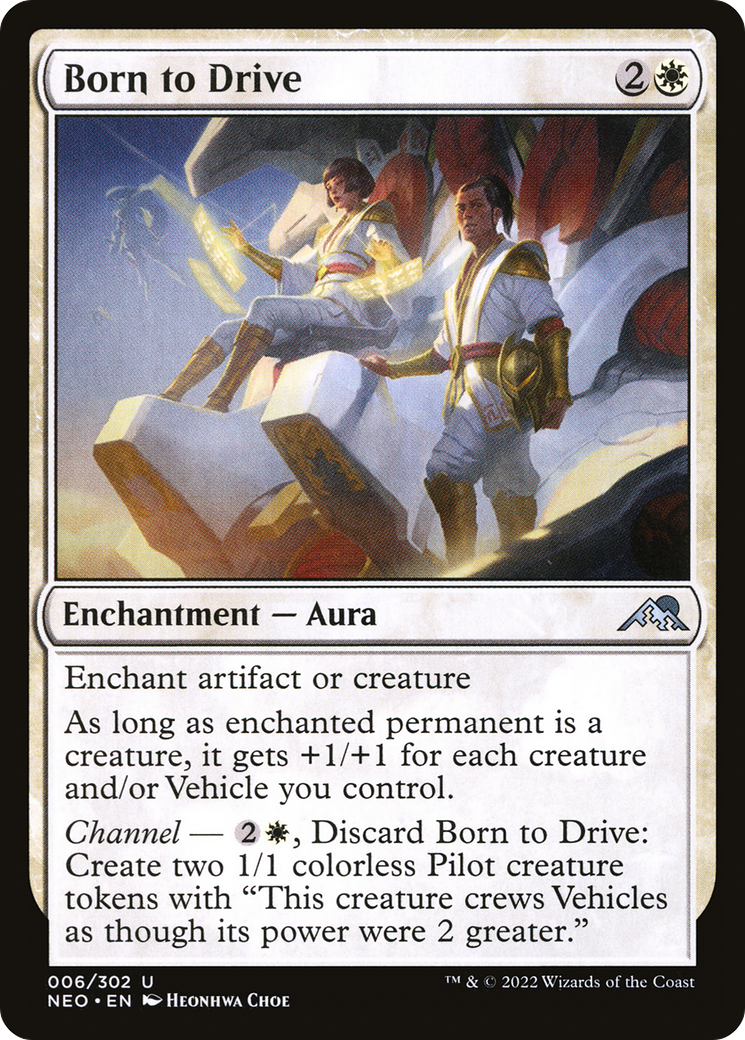Born to Drive (NEO-006) [Kamigawa: Neon Dynasty] Foil