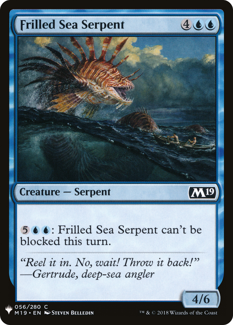 Frilled Sea Serpent (LIST-M19-56) [The List]