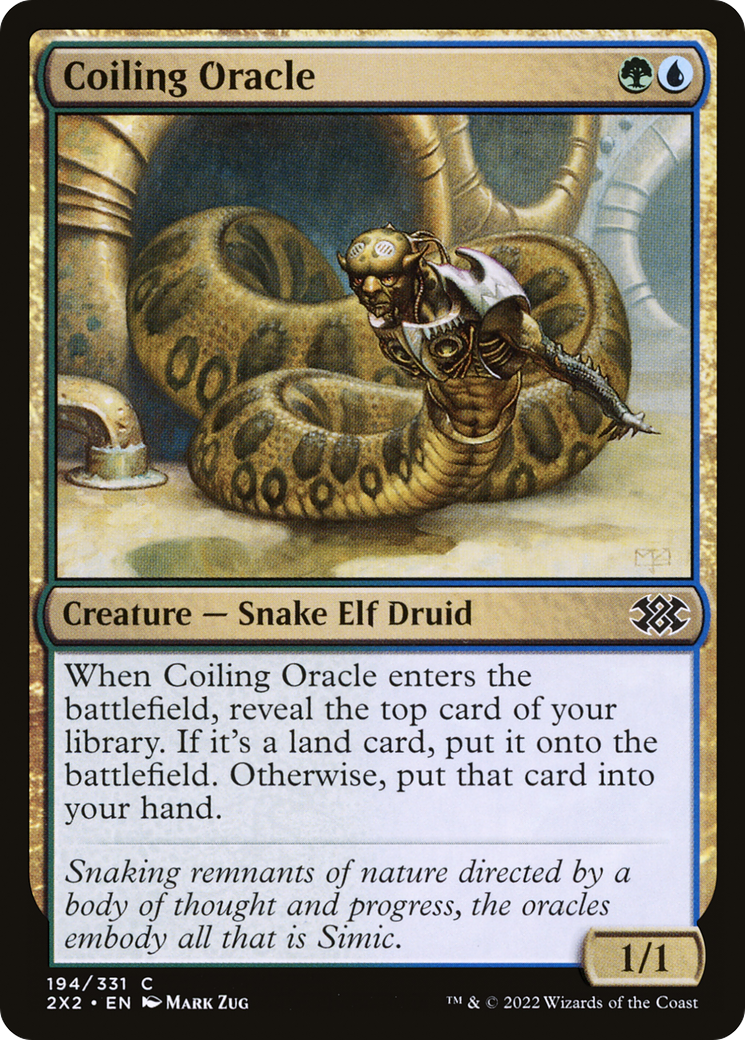 Coiling Oracle (2X2-194) [Double Masters 2022]