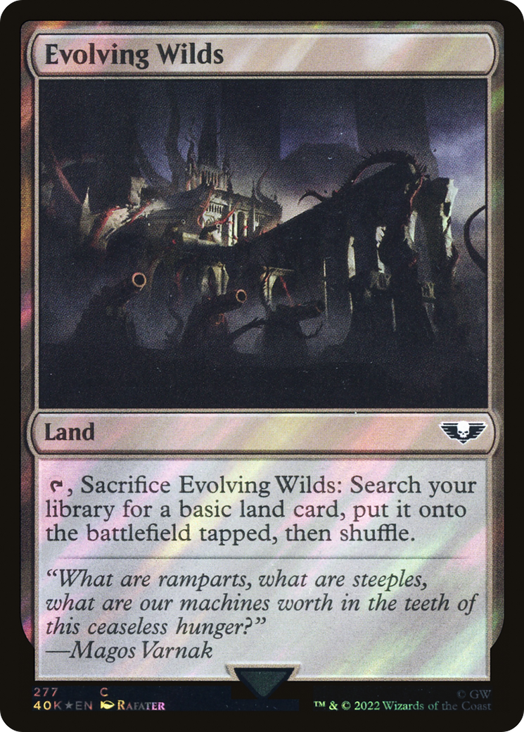 Evolving Wilds (40K-277★) [Warhammer 40,000 Commander] Foil