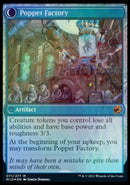 Poppet Stitcher // Poppet Factory (PRE-71S) [Innistrad: Midnight Hunt Promos]: (Double Faced Transform) Foil