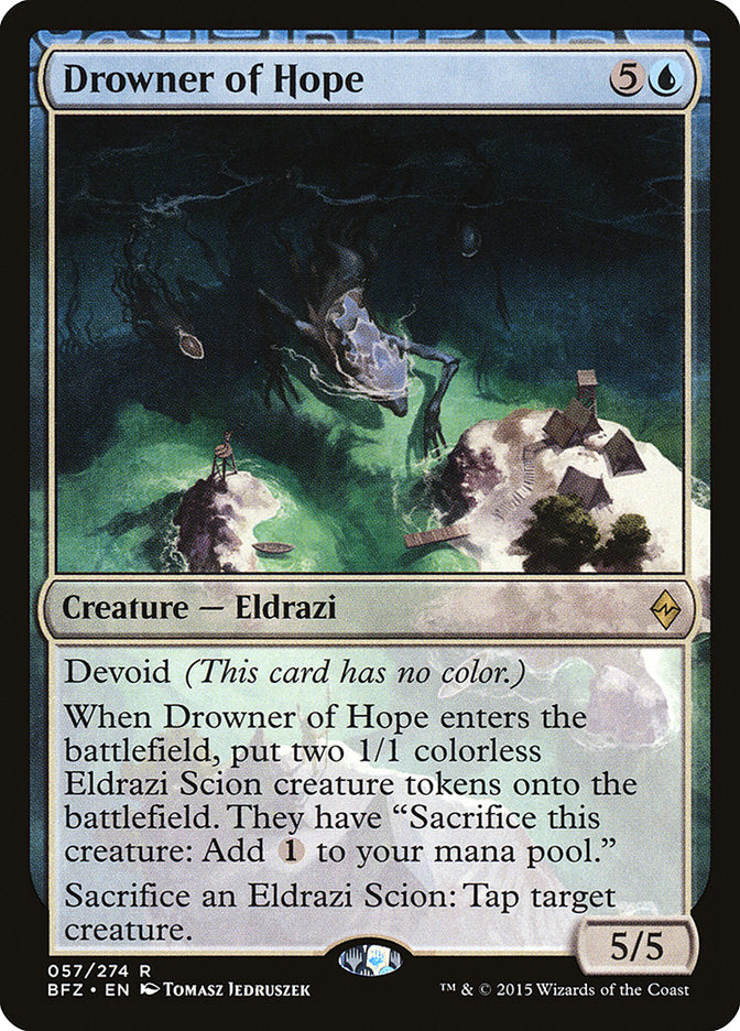 Drowner of Hope (BFZ-057) [Battle for Zendikar]: (devoid)