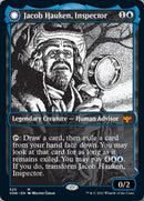 Jacob Hauken, Inspector // Hauken's Insight (VOW-320) [Innistrad: Crimson Vow]: (Showcase, Double Faced Transform)