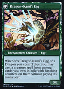 The Dragon-Kami Reborn // Dragon-Kami's Egg (PRE-181S) [Kamigawa: Neon Dynasty Promos]: (fandfc, enchantment) Foil