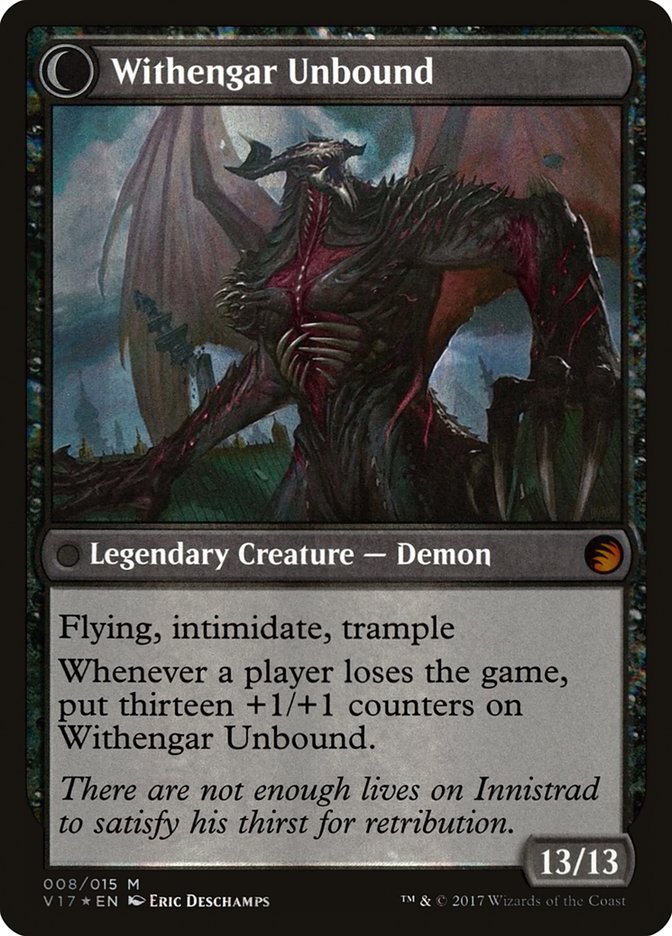 Elbrus, the Binding Blade // Withengar Unbound (V17-008) [From the Vault: Transform]: (Double Faced Transform) Foil