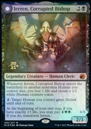 Jerren, Corrupted Bishop // Ormendahl, the Corrupter (PRE-109S) [Innistrad: Midnight Hunt Promos]: (Double Faced Transform) Foil