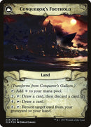 Conqueror's Galleon // Conqueror's Foothold (PRE-234S) [Ixalan Promos]: (compasslanddfc) Foil