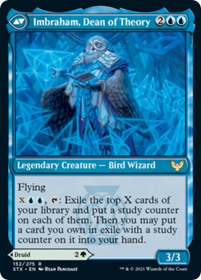 Kianne, Dean of Substance // Imbraham, Dean of Theory (PRE-152S) [Strixhaven: School of Mages Promos] Foil