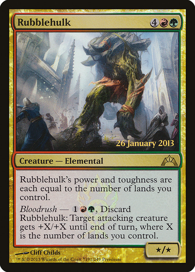 Rubblehulk (PRE-191★) [Gatecrash Promos] Foil