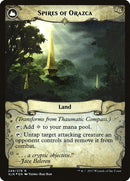 Thaumatic Compass // Spires of Orazca (PRE-249S) [Ixalan Promos]: (compasslanddfc) Foil