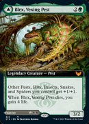 Blex, Vexing Pest // Search for Blex (STX-322) [Strixhaven: School of Mages]: (Extended Art)