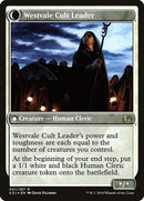 Hanweir Militia Captain // Westvale Cult Leader (PRE-21S) [Shadows over Innistrad Promos]: (Double Faced Transform) Foil