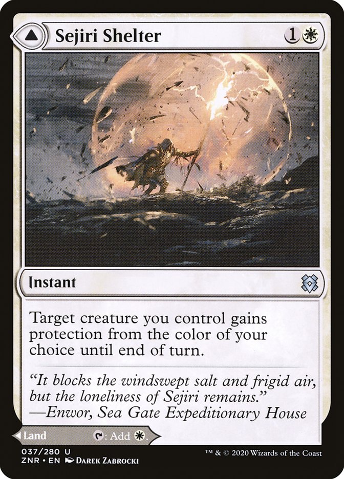 Sejiri Shelter // Sejiri Glacier (ZNR-037) [Zendikar Rising]