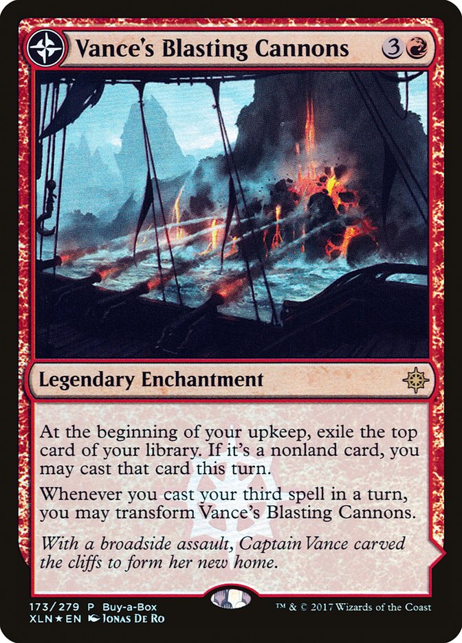 Vance's Blasting Cannons // Spitfire Bastion (BABP-173) [XLN Treasure Chest]: (compasslanddfc) Foil