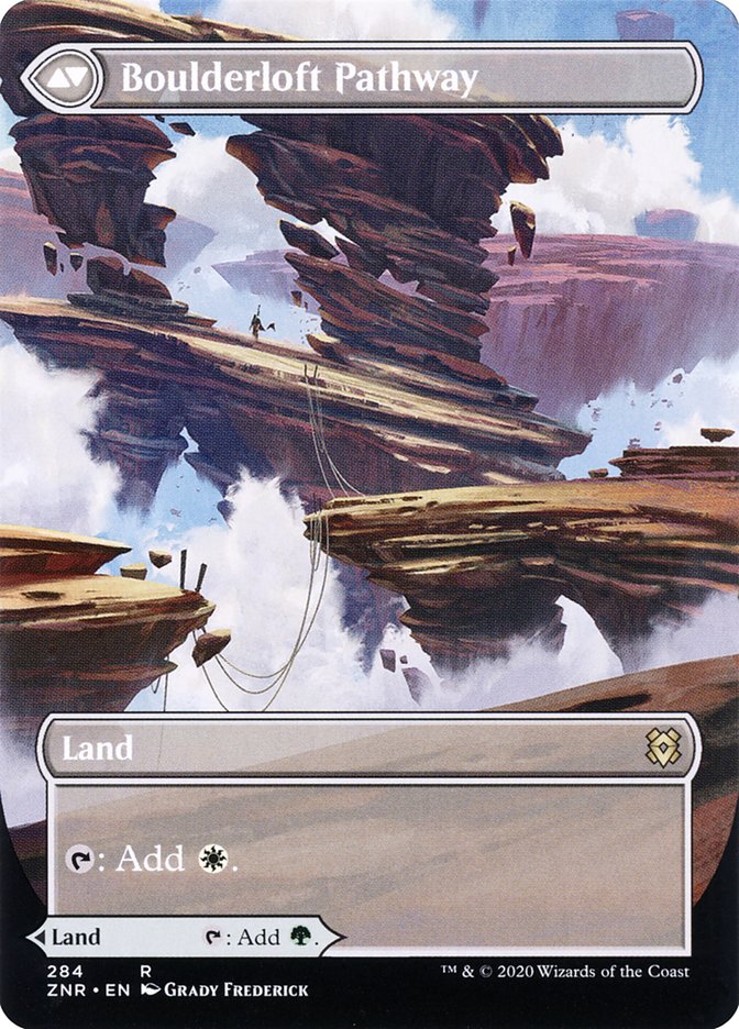 Branchloft Pathway // Boulderloft Pathway (ZNR-284) [Zendikar Rising]: (Showcase) (Borderless)
