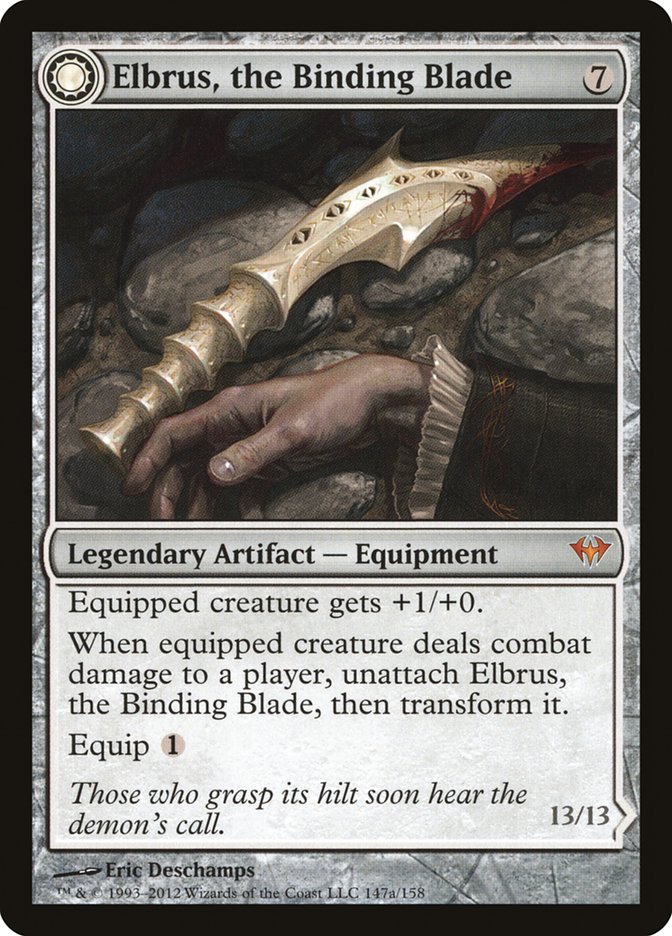 Elbrus, the Binding Blade // Withengar Unbound (DKA-147) [Dark Ascension]: (Double Faced Transform)