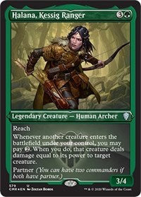 Halana, Kessig Ranger (CMR-579) [Commander Legends] Etched Foil