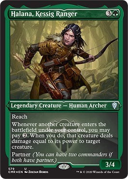 Halana, Kessig Ranger (CMR-579) [Commander Legends] Etched Foil