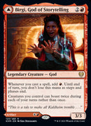 Birgi, God of Storytelling // Harnfel, Horn of Bounty (KHM-123) [Kaldheim]