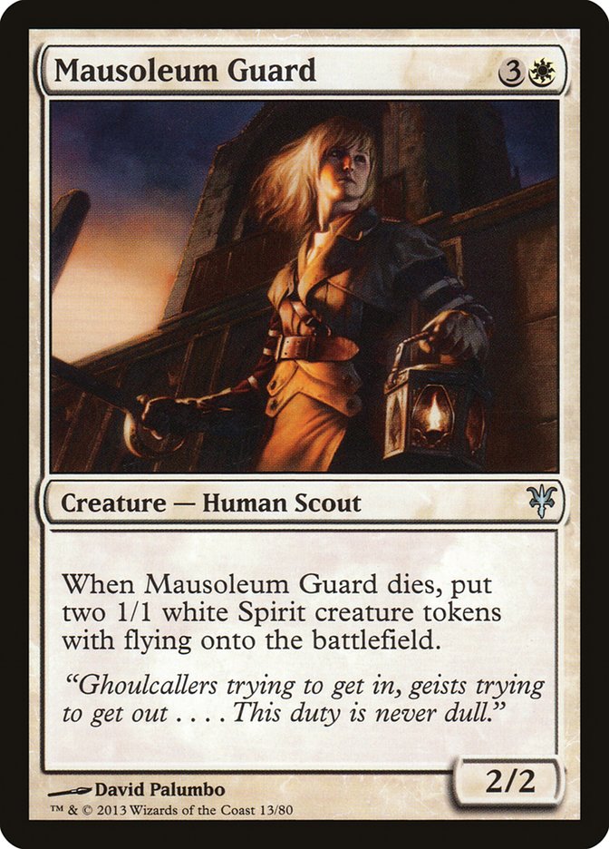 Mausoleum Guard (DDK-013) [Duel Decks: Sorin vs. Tibalt]