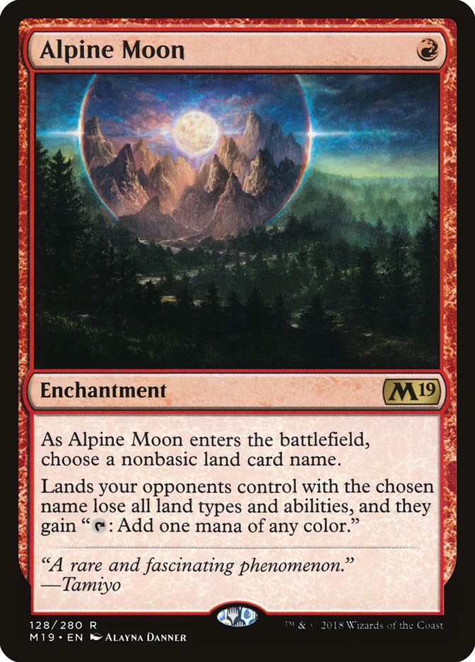 Alpine Moon (M19-128) [Core Set 2019]