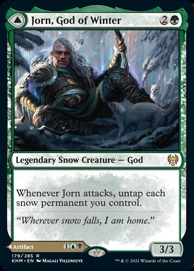 Jorn, God of Winter // Kaldring, the Rimestaff (KHM-179) [Kaldheim]: (snow)