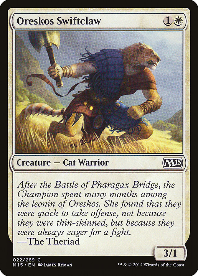 Oreskos Swiftclaw (M15-022) [Magic 2015]