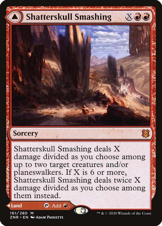 Shatterskull Smashing // Shatterskull, the Hammer Pass (ZNR-161) [Zendikar Rising]