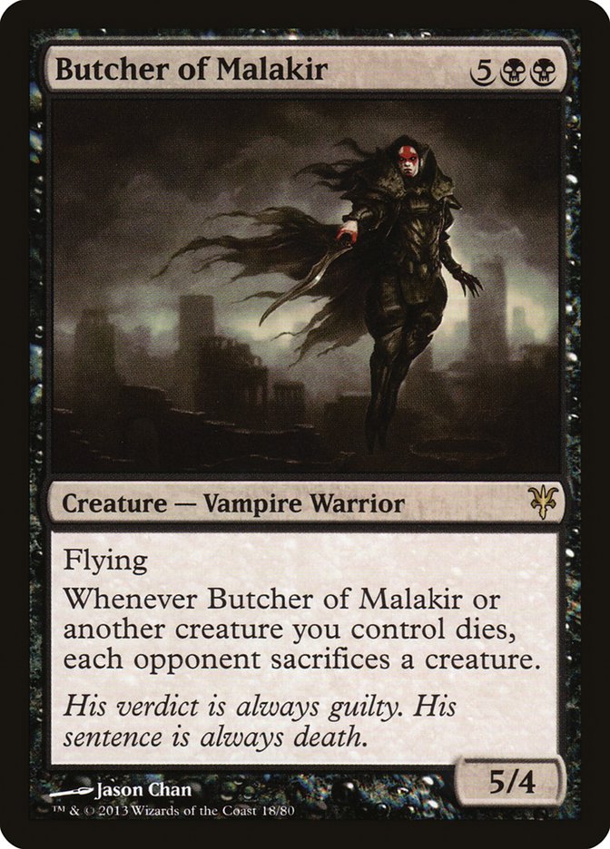 Butcher of Malakir (DDK-018) [Duel Decks: Sorin vs. Tibalt]