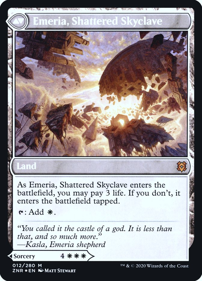 Emeria's Call // Emeria, Shattered Skyclave (PRE-12S) [Zendikar Rising Promos] Foil