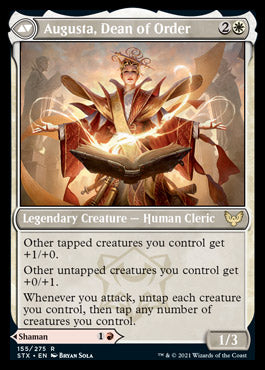 Plargg, Dean of Chaos // Augusta, Dean of Order (STX-155) [Strixhaven: School of Mages]