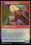 Smoldering Egg // Ashmouth Dragon (PRE-159S) [Innistrad: Midnight Hunt Promos]: (Double Faced Transform) Foil